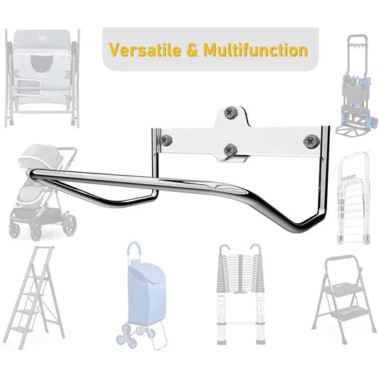 Ladder Hanger Wall-mounted Garage Wall Bracket Multifunctional Peaceful Pleasures Health and Wellness