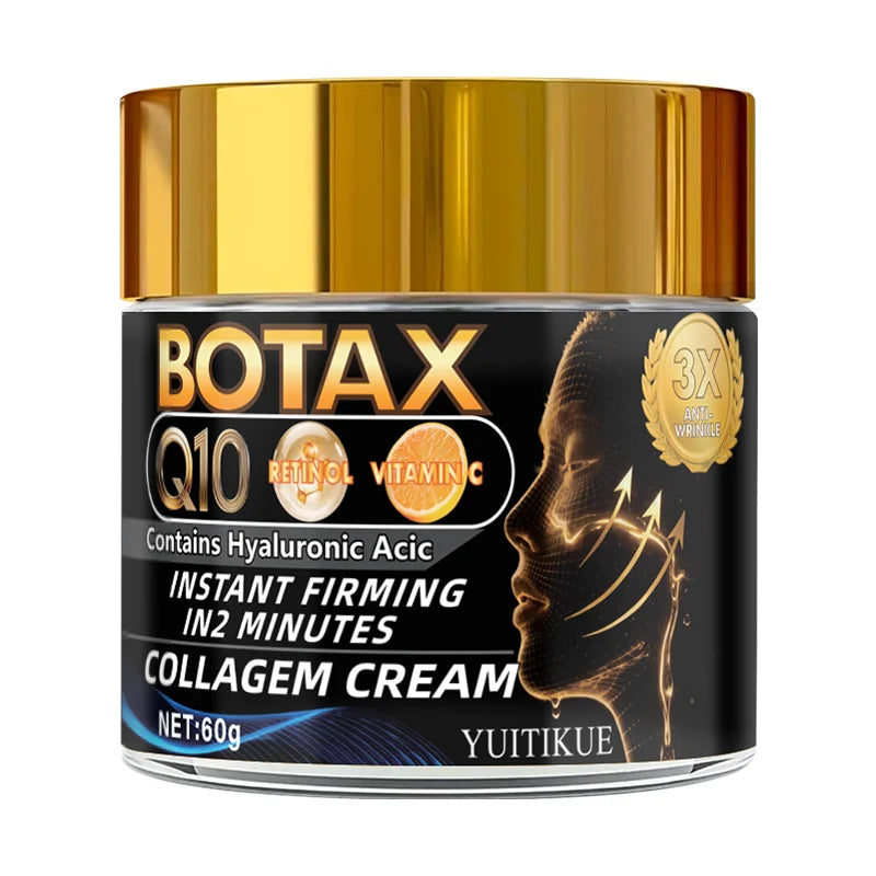 Botax face cream, containing hyaluronic acid, deeply moisturizing, instantly firming and lifting, collagen face cream Peaceful Pleasures Health and Wellness 1pc 60g