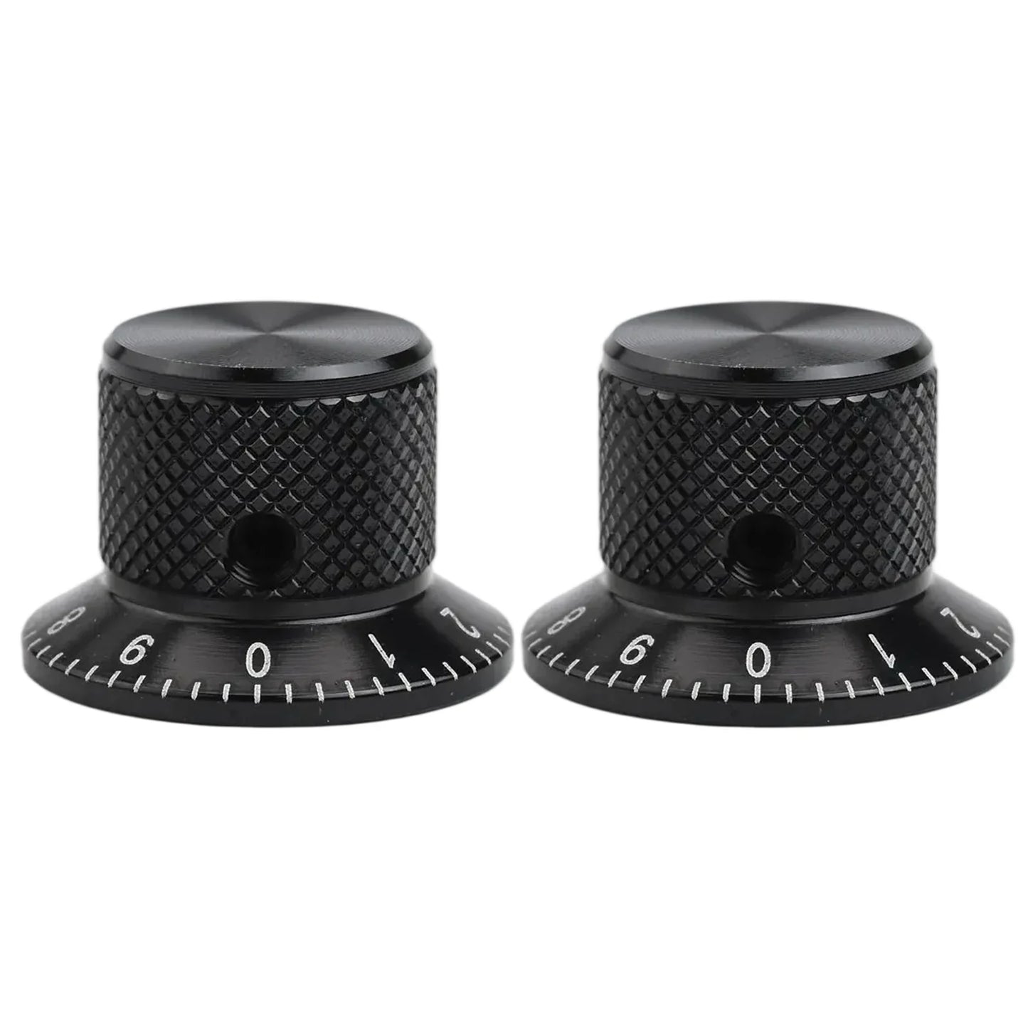 2PCS Aluminum Guitar Potentiometer Knobs – 6mm Screw Fit