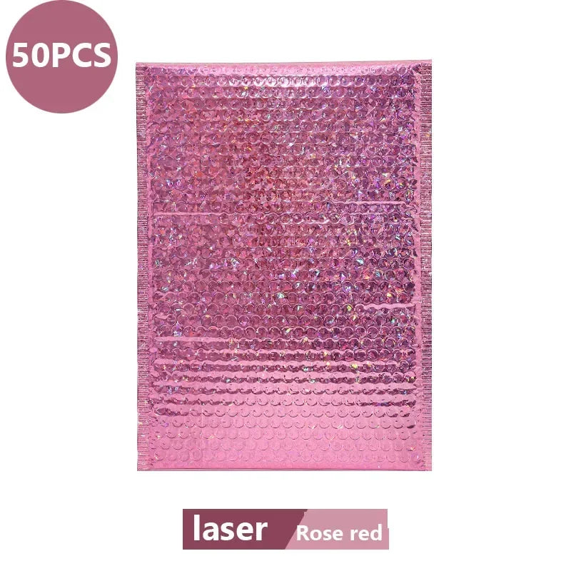 Small Business Supplies Holographic Shipping Bags Laser Packing Bag