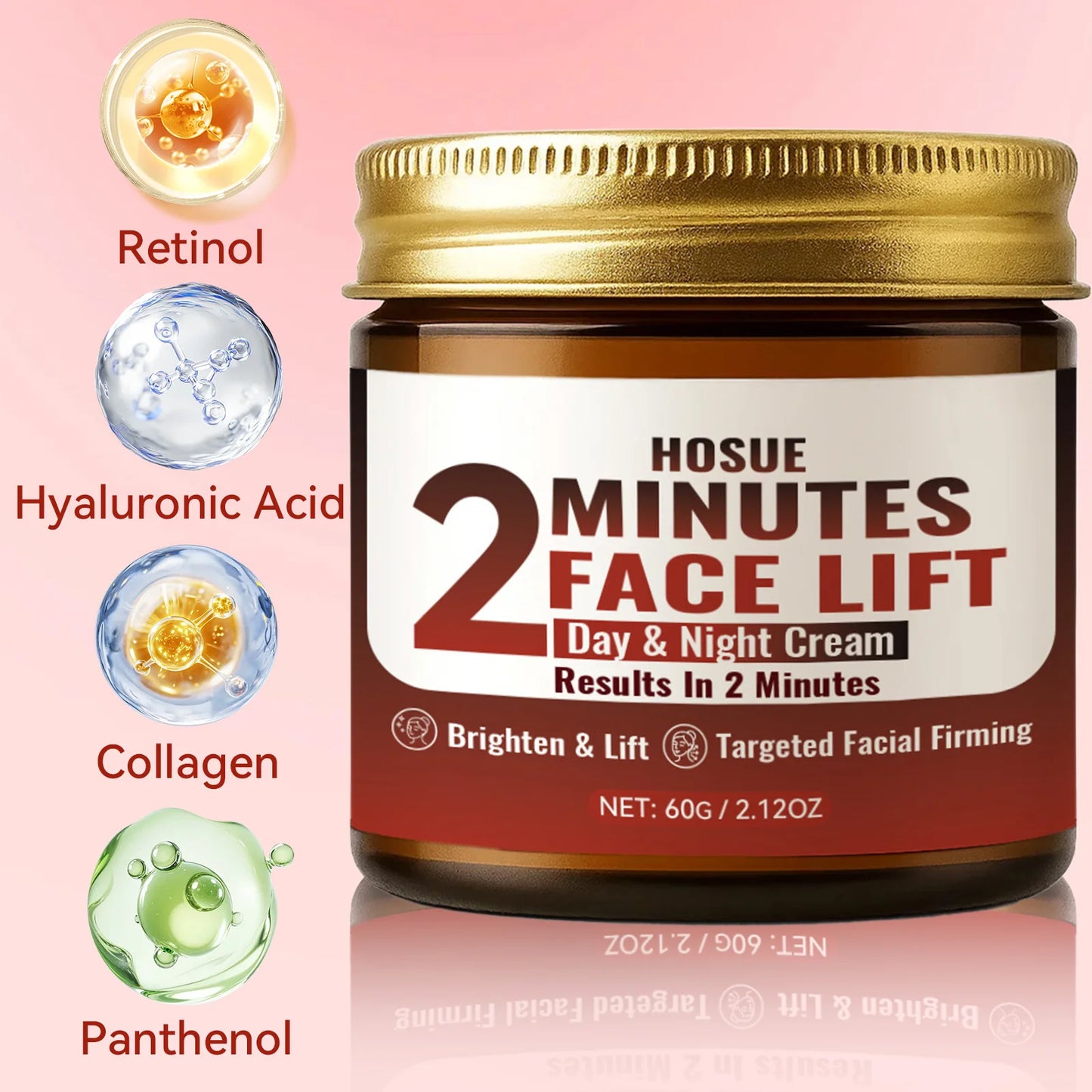 Retinol & Hyaluronic Acid Firming Day & Night Face Cream 60g