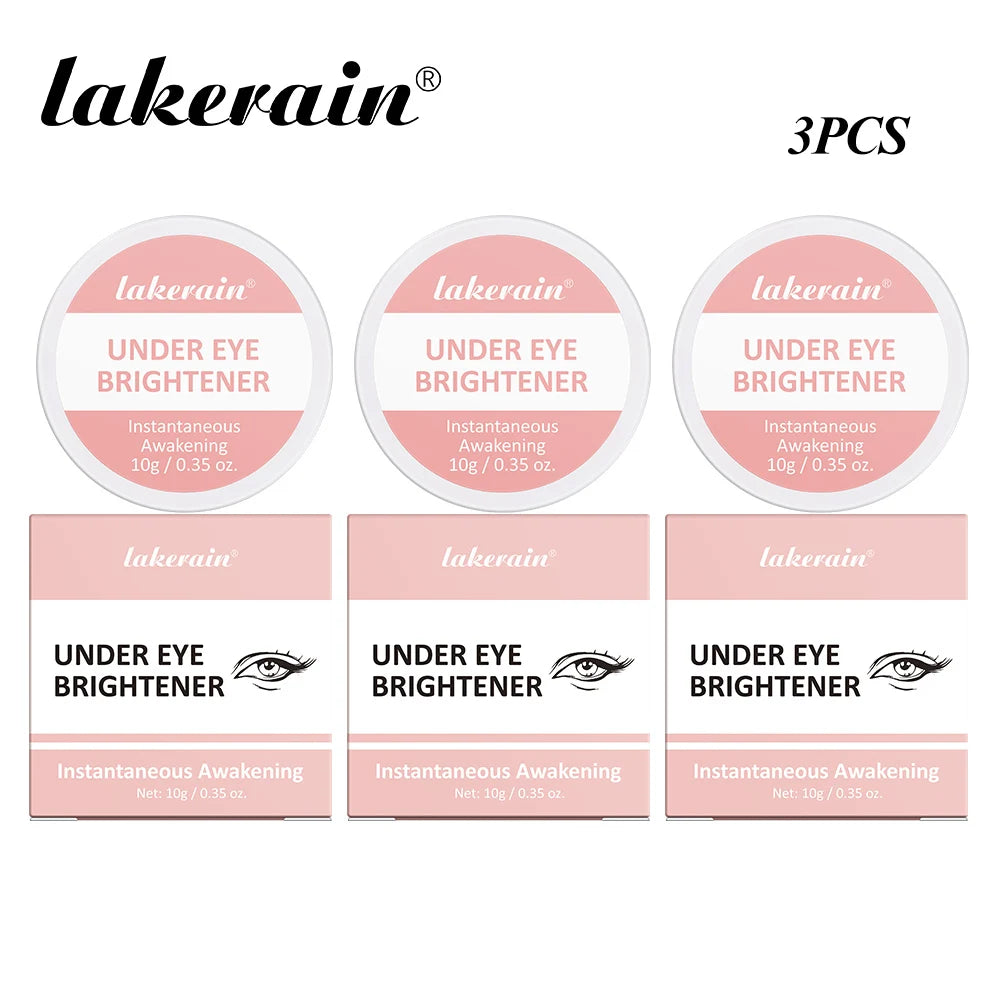 Eye Brightening White Skin Cover Dark Dark Circles Under Eye Law Fine Lines Are Suitable For European USA Girls Eye Cosmetics Peaceful Pleasures Health and Wellness 3PCS