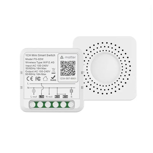 A36T-16A Wifi Mattre Smart Switch With Power Metering Mini Smart Breaker Smart Life Control Support Google Home Replacement Peaceful Pleasures Health and Wellness White