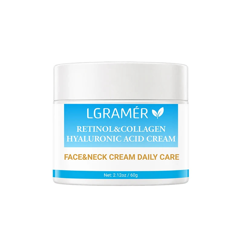 Retinol Face Cream Lifting Firming Soothing Repair Damaged Skin,Deep Collagen Nourishing Rejuvenation Improve Dullness Shrink Po Peaceful Pleasures Health and Wellness 60g