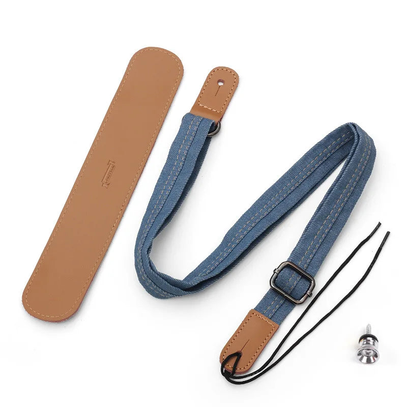 Personalized Denim Ukulelestrap Widened Decompression Ukulele
