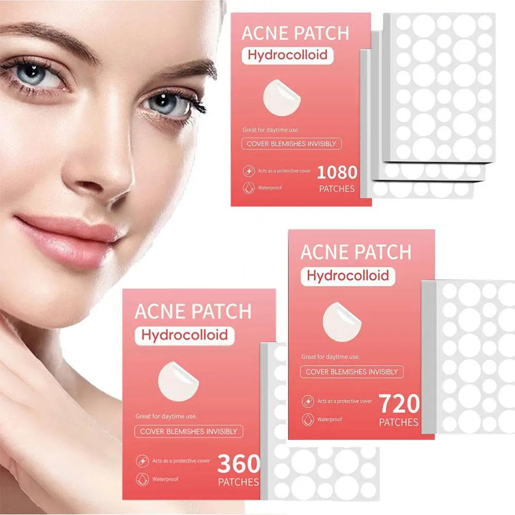 Hydrocolloid Invisible Pimple Patches – Bulk Acne Stickers for Spots & Blemishes (360/720/1080 Count) Peaceful Pleasures Health and Wellness