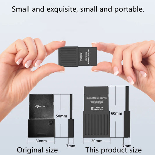 For Xbox Series X/S External Host Hard Drive Conversion Box M.2 Hard Drive Expansion Card Box Peaceful Pleasures Health and Wellness Default Title