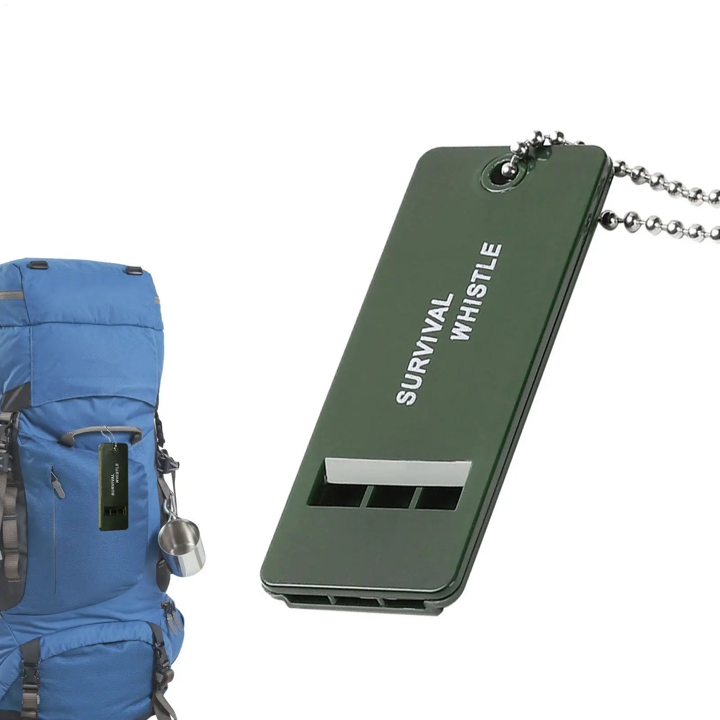 3-Frequency High Decibel Survival Whistle | Camping & Hiking Survival Whistle Peaceful Pleasures Health and Wellness