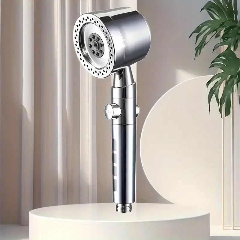 5-Mode High Pressure Handheld Shower Head with Filter & Stop