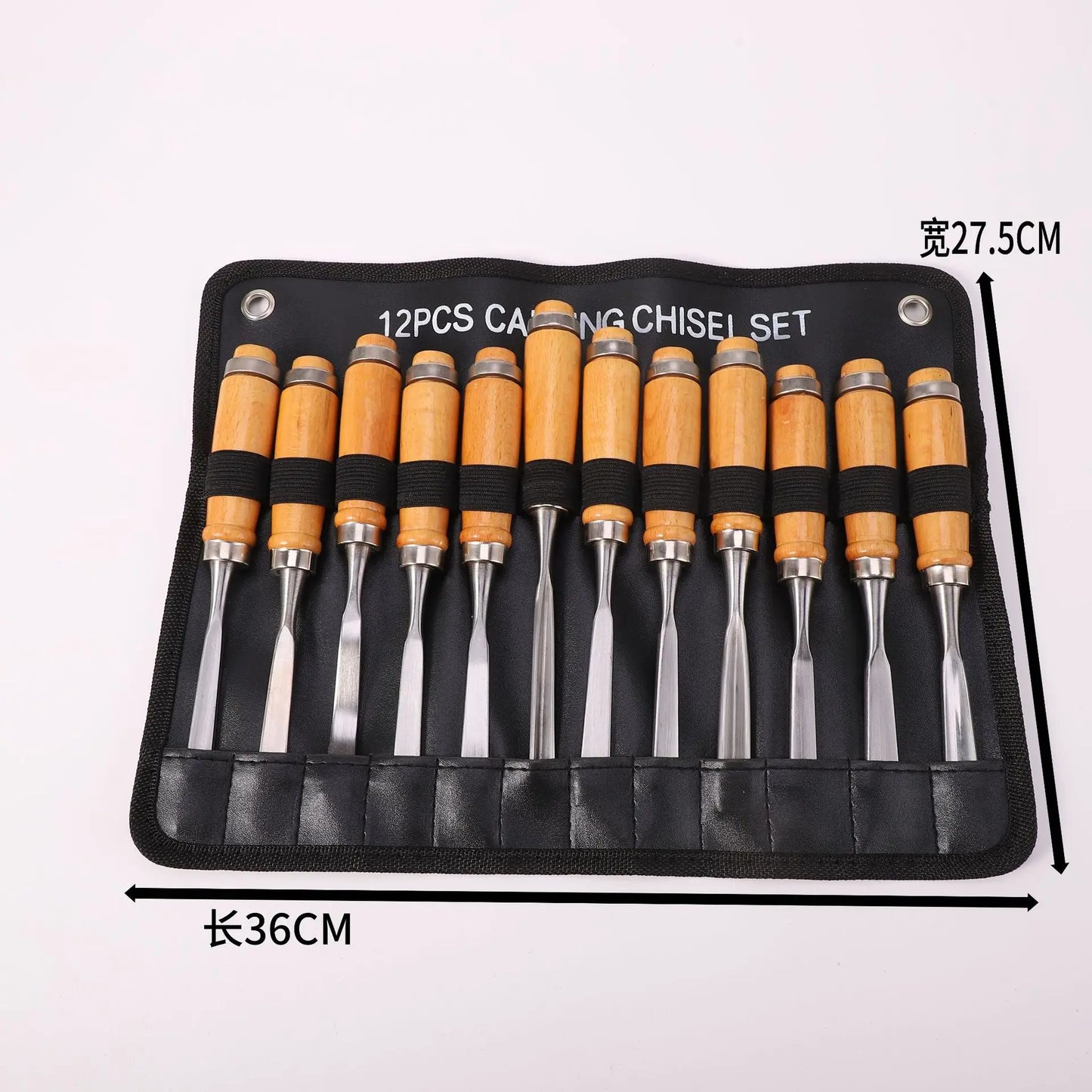 Wood Carving Hand Chisel Set Woodworking Professional Lathe Gouges Tools Hand Chisels Carving Tools Wood Carving Chisels Peaceful Pleasures Health and Wellness 12pcs