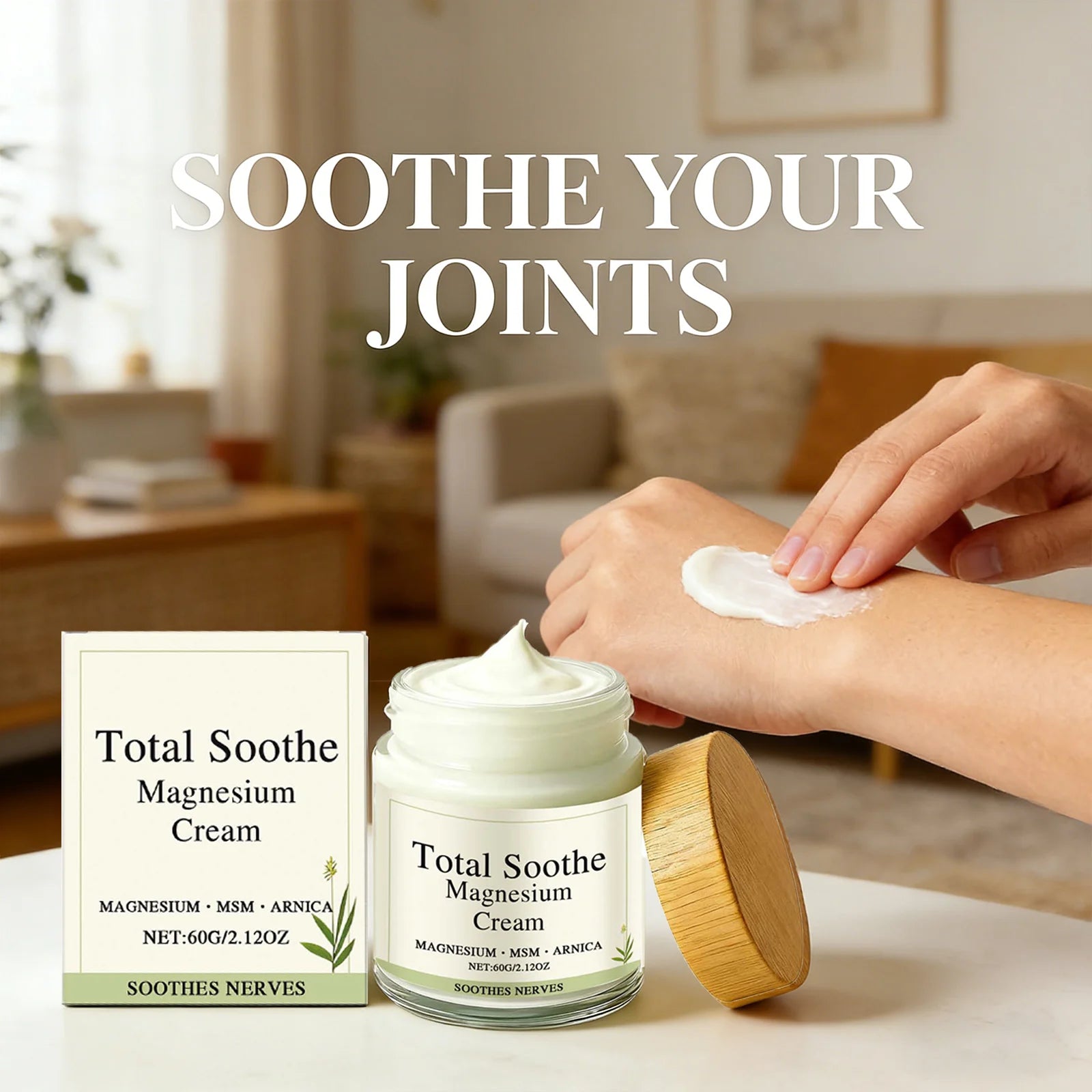 Moisturizing Joint Soothing Cream Nourishing Joint Muscles Relieve Muscle Soreness Reduce Discomfort Muscle Care Massage Cream Peaceful Pleasures Health and Wellness