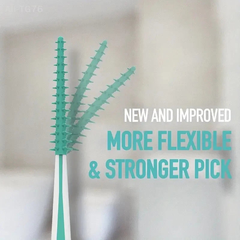 100-Pack Silicone Interdental Brushes | Interproximal Flossing
