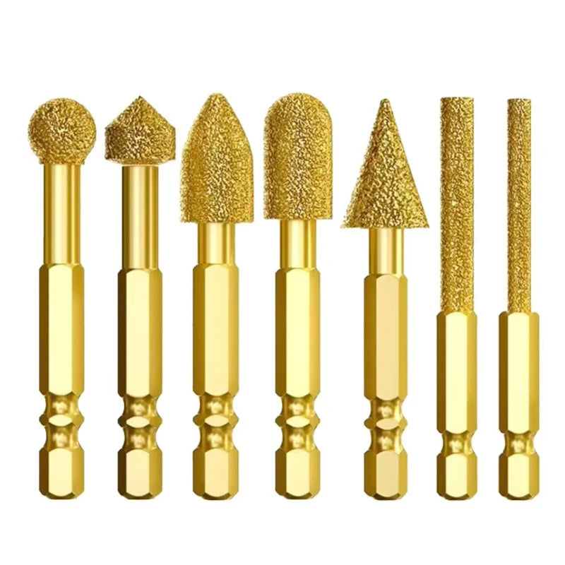 Brazing Grinding Head Diamond Rotary File Iron Stainless Steel Burr