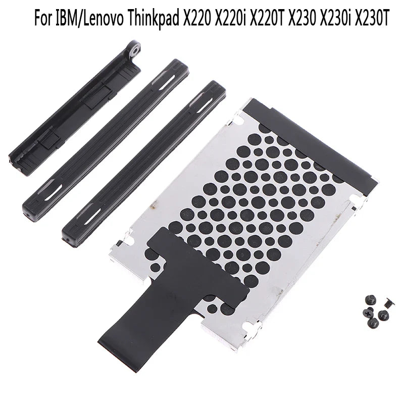 HDD Caddy Case Rails & Screws for ThinkPad X220 X230