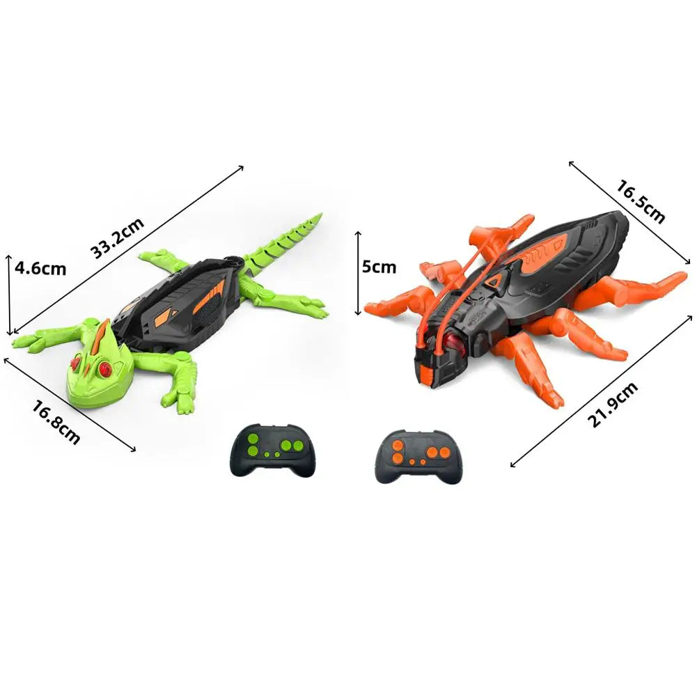 RC Wall Climbing Gecko Robot Toy | LED Eyes, 8m Remote RC Robot Toy Peaceful Pleasures Health and Wellness