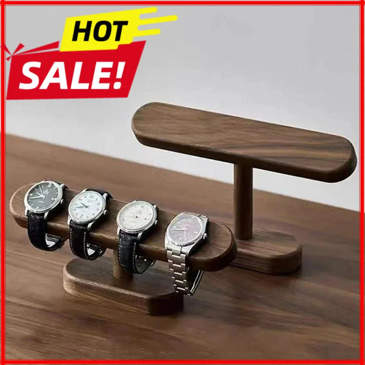 Walnut Wood Watch & Jewelry Display Stand Rack Organizer Jewelry Display Stand Oasis Select