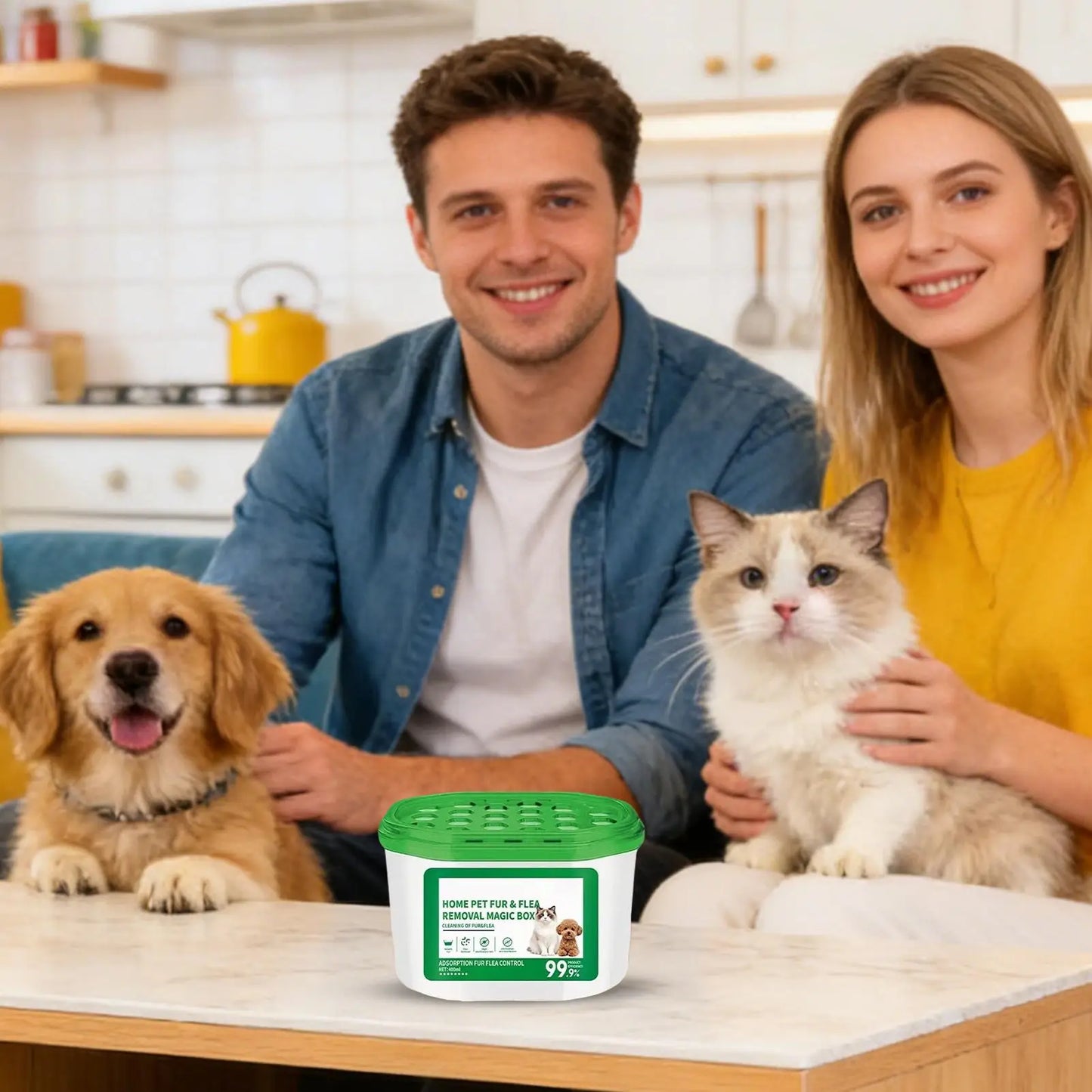 Cat Litter Box Air Purifier – Quiet Pet Odor & Dust Collector