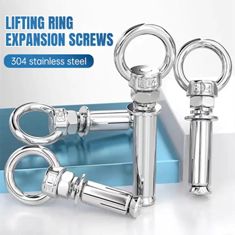 New M6 M8 M10 304 Stainless Steel Expansion Bolt Anti-Loose Sheep Eye Pull Screw Peaceful Pleasures Health and Wellness