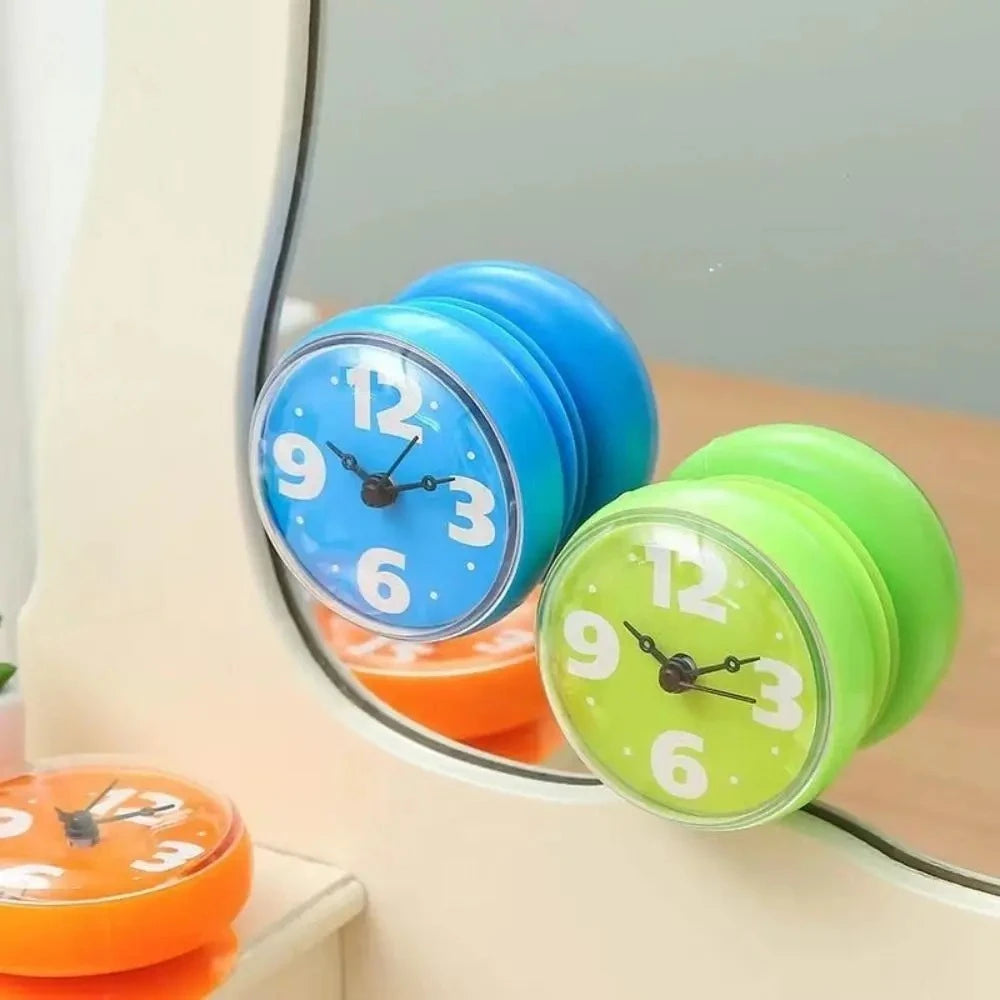 Waterproof Wall Clock With Silicone Suction Cup For Bathroom Shower Peaceful Pleasures Health and Wellness