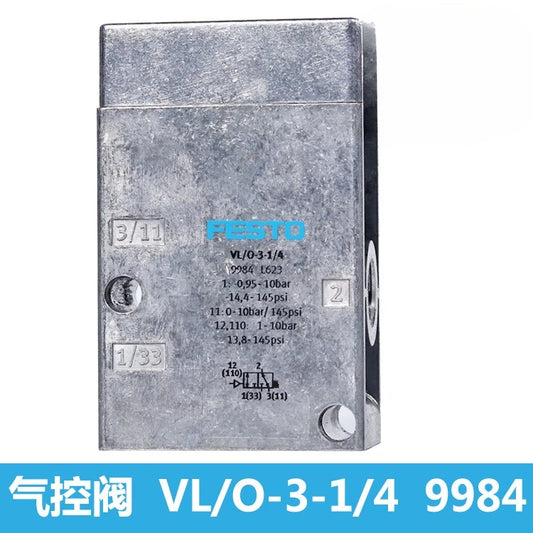 Festo VL/O-3-1/4 9984 Replacement Valve Part | Pneumatic Replacement Valve Part Peaceful Pleasures Health and Wellness VL O-3-1 4