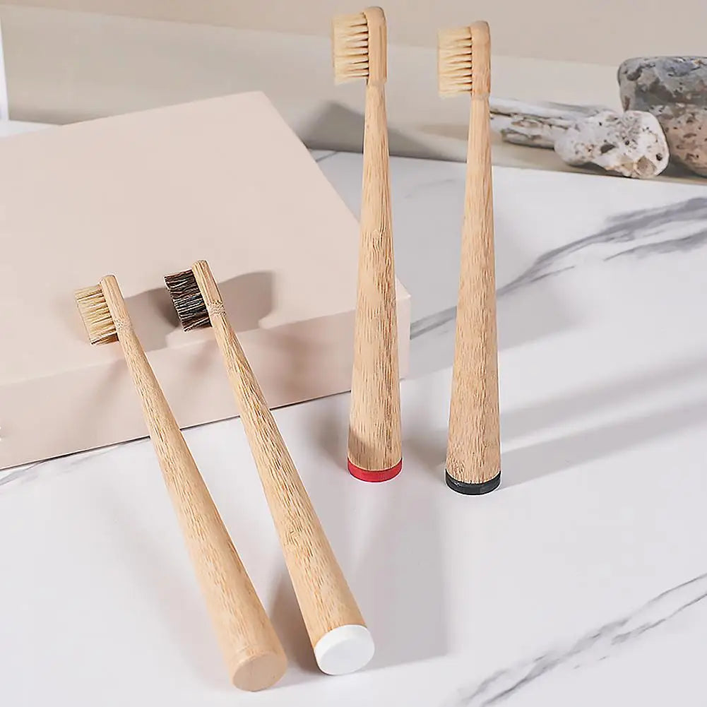 Natural Bamboo Toothbrush – Soft Bristles, Plastic-Free