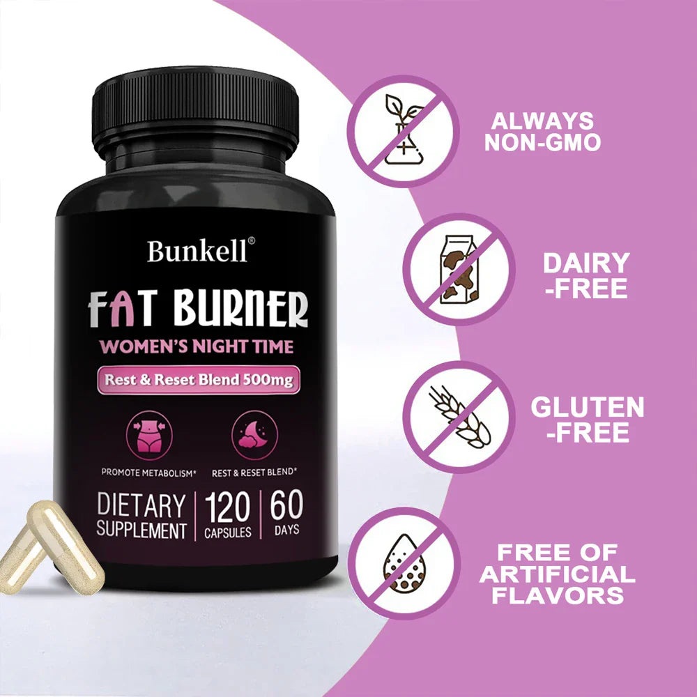 Bunkell Women's Nighttime Metabolic Support Capsules