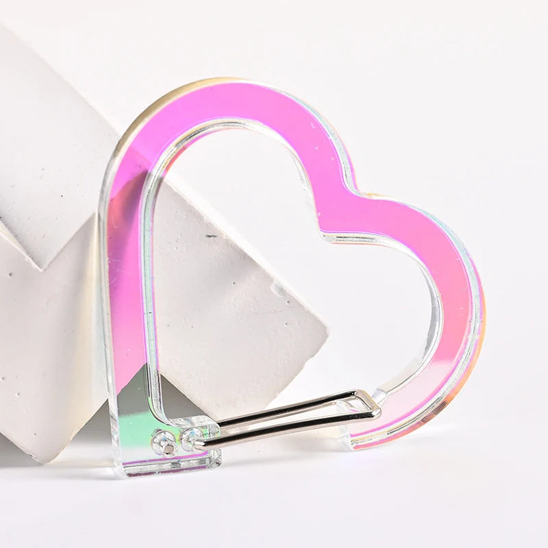 Korean Bag Charm Carabiner Clip – Acrylic Keychain Pendant