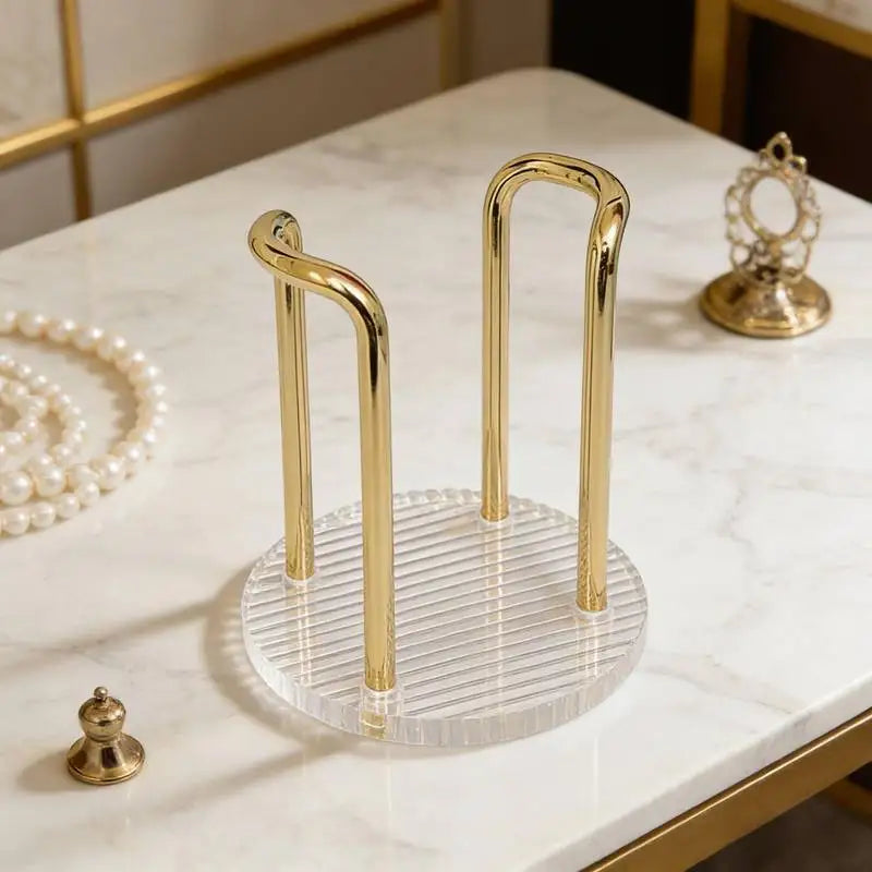 Acrylic Disposable Cup Holder Rack – Single & Double Base