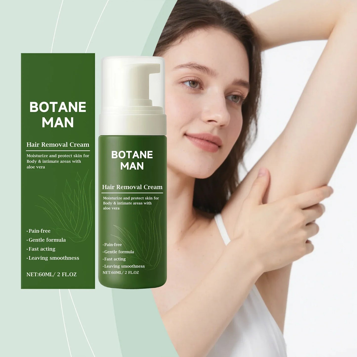Hair Removal Mousse Spray – Body Growth Inhibitor, 60ml