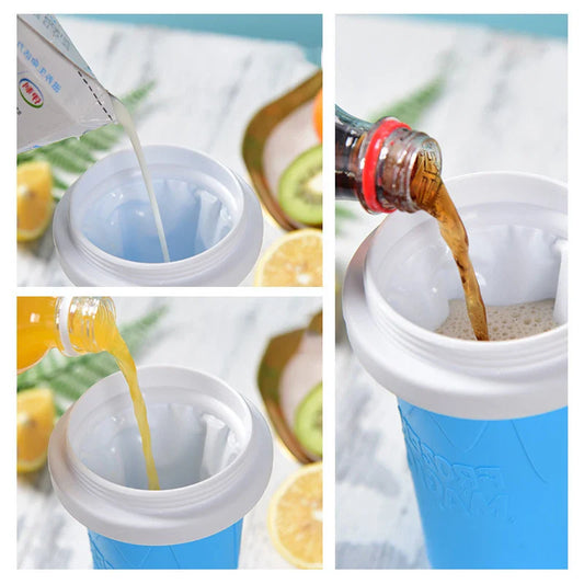 Quick-Freeze Slushy Cup 310ml – Smoothies & Ice Cream Maker Slushy Maker Cup Oasis Select