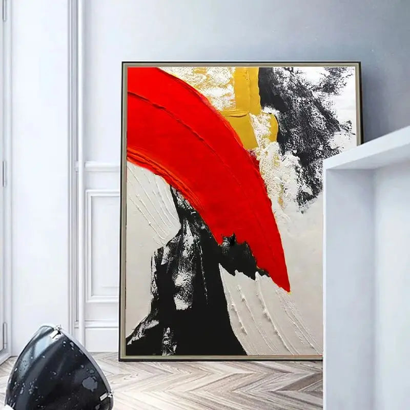 Personalized Gifts ，Hand made Abstract Oil Painting Wall Art, Modern large wall picture, Living Room Art, Acrylic Canvas Peaceful Pleasures Health and Wellness