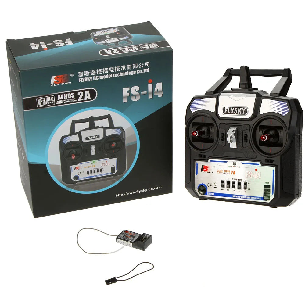 Flysky FS-i4 2.4GHz 4CH RC Transmitter + FS-A6 Receiver