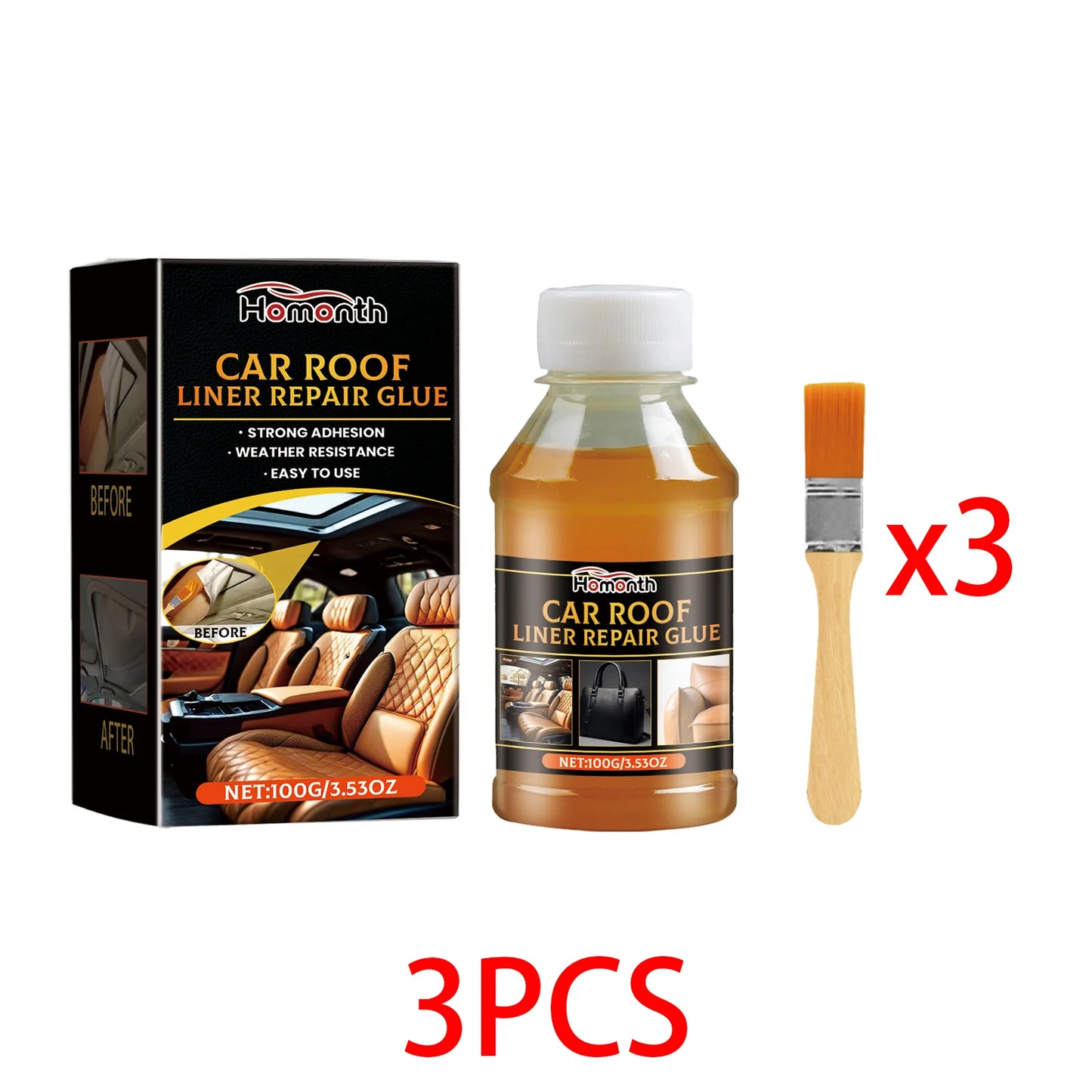 Car Headliner Repair Glue Kit – Quick Dry & Heat Resistant