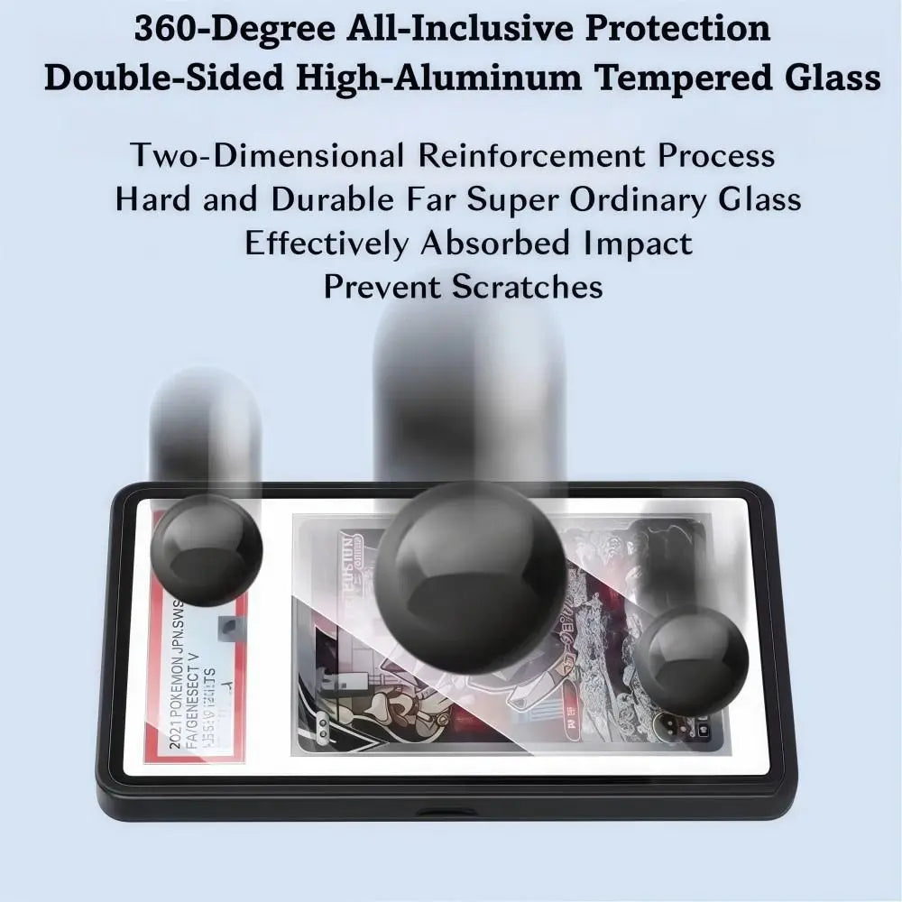 PSA/CGC Graded Card Case | Magnetic UV Glass Display Stand