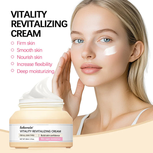 Vitality Revitalizing Face Cream – Hyaluronic Acid 60ml Face Moisturizer Cream Oasis Select