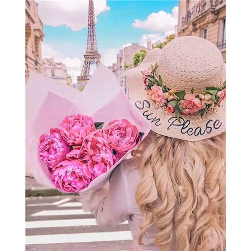 Paris Street Paint by Numbers Kit – 60×75cm DIY Canvas Art