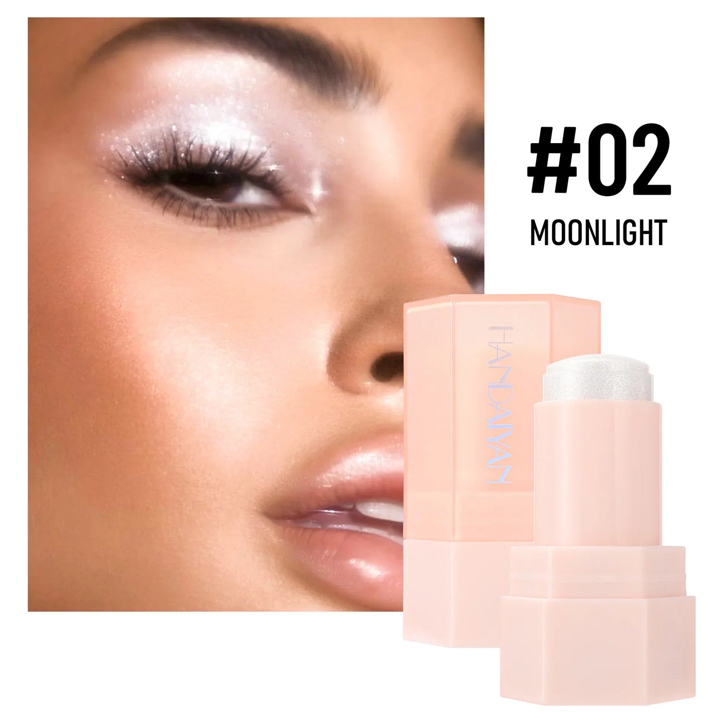 HANDAIYAN 6-Shade Creamy Shimmer Highlighter Stick – Face & Body