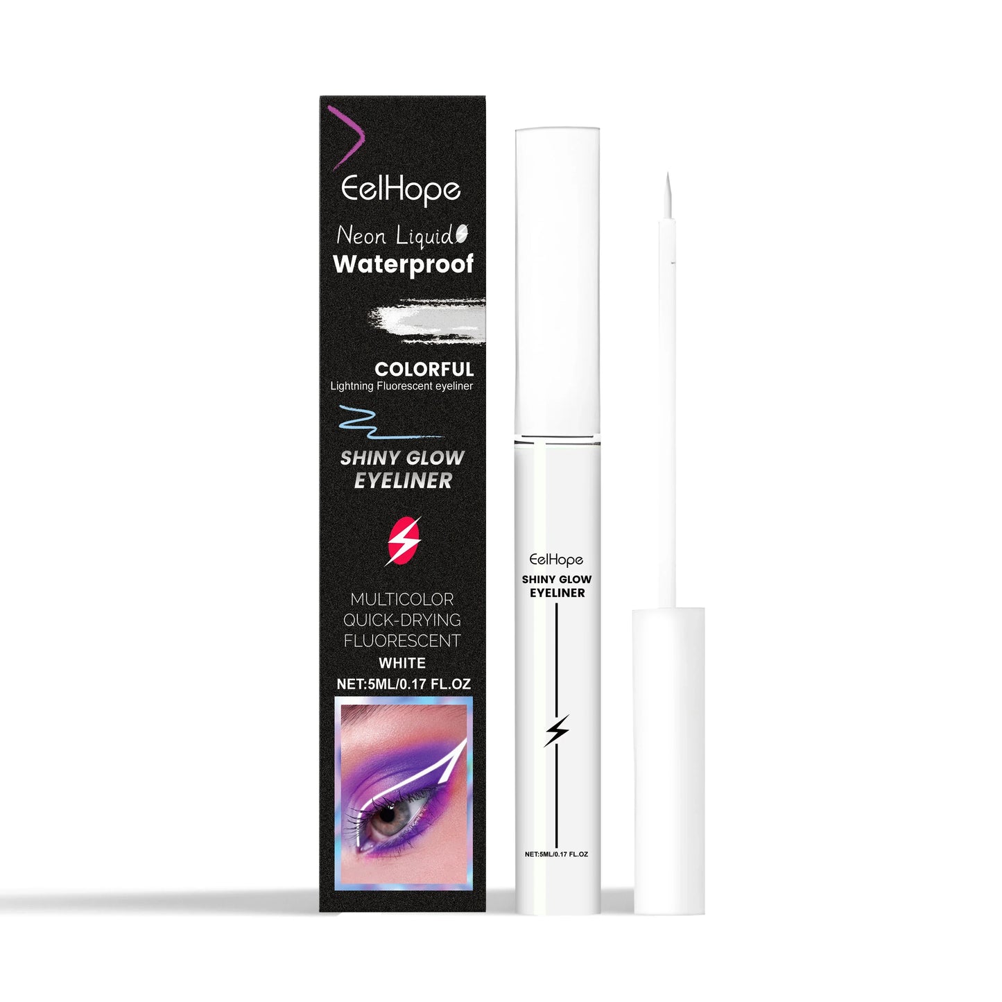 Eelhope Eye Shadow Palette & Waterproof Eyeliner Set – 8+ Colors