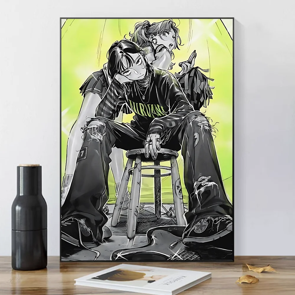 The Guy She Was Interested In Anime Canvas Poster | HD Wall Art