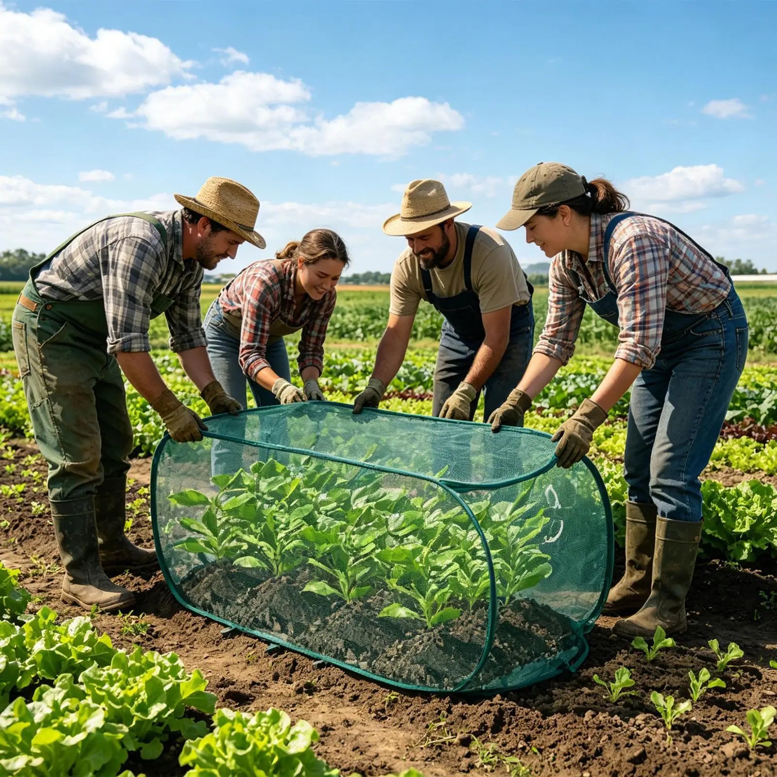 PopUp Garden Mesh Plant Cover Greenhouse Seedlings Large Gardening Accessories Indoor Plants Covers Supplies Vegetable Products Peaceful Pleasures Health and Wellness