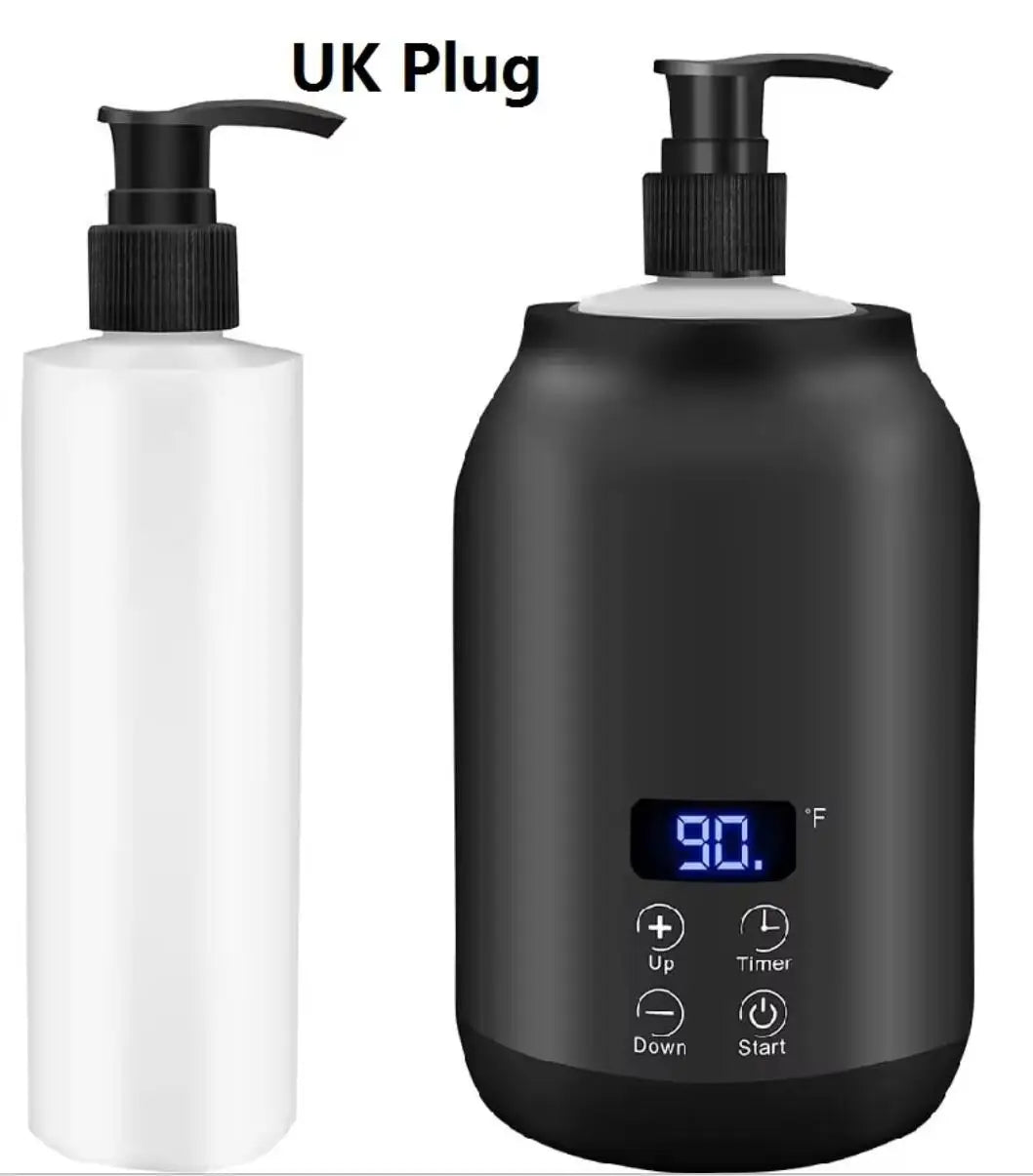 Electric Massage Oil Warmer 250ml | LED Lotion Heater Dispenser
