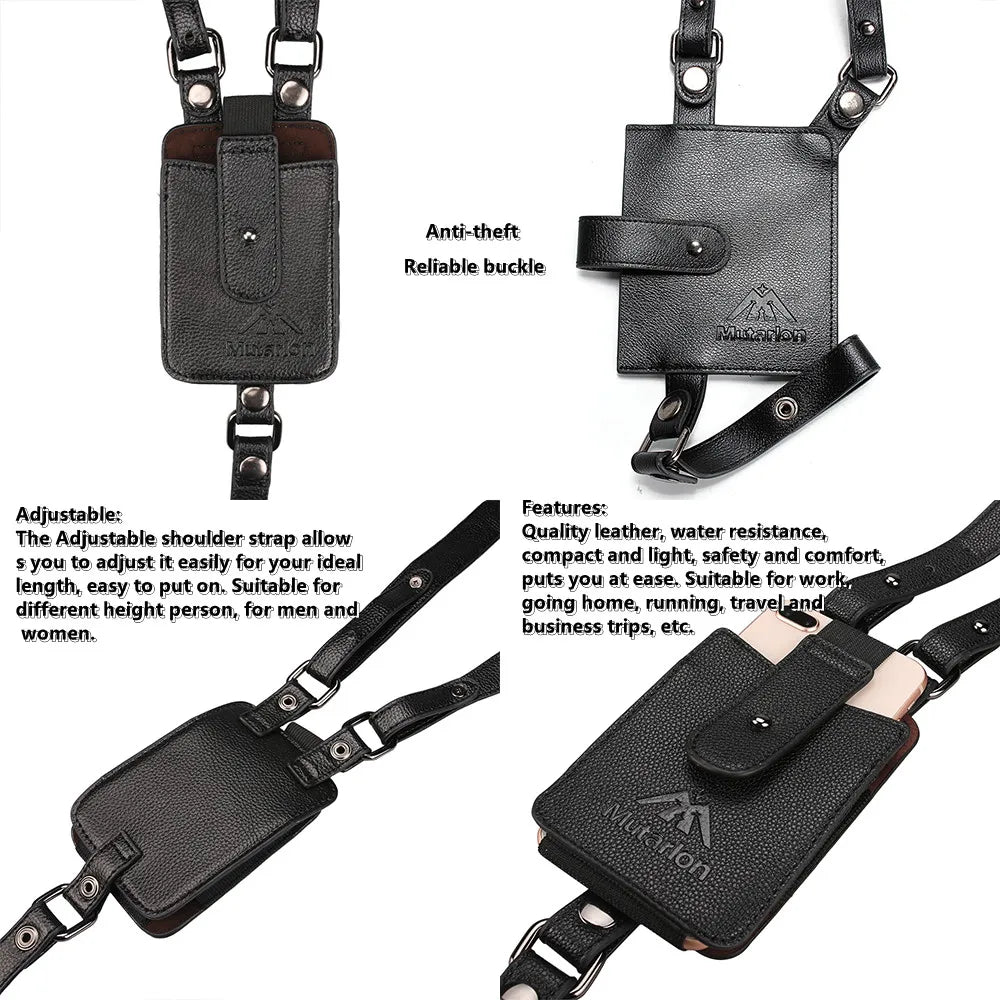 Anti-Thief Underarm Double Shoulder Wallet Bag Hidden Holster Belt Security Concealed Pack Backpack For Man/Male Peaceful Pleasures Health and Wellness