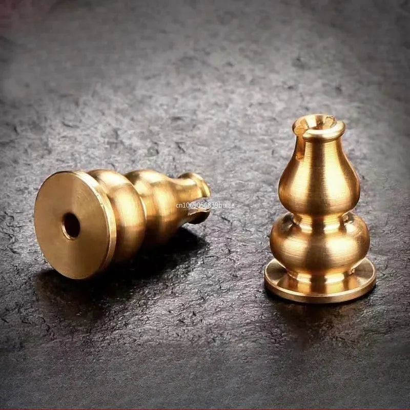 Brass Incense Burner Holder for Incense Stick Coil Bottle Gourd Shaped Copper Incense Holder Copper Censer 모기향 거치홀더 방향제 Peaceful Pleasures Health and Wellness