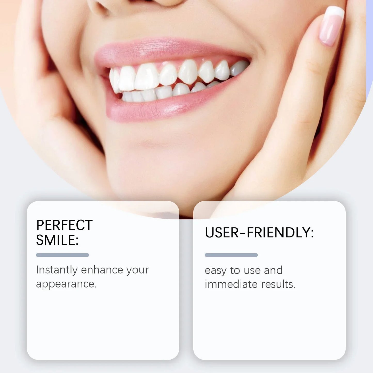 Snap-On Silicone Veneers – Adjustable Whitening Denture Kit