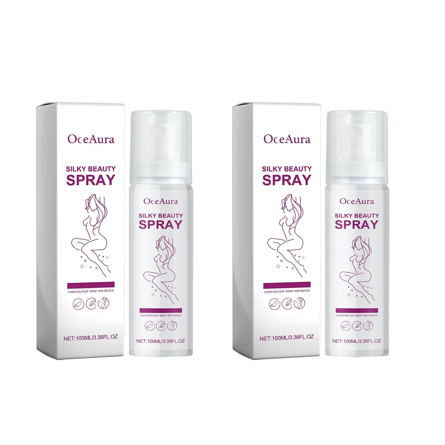 OceAura Painless Hair Removal Spray – Depilatory Mousse Cream
