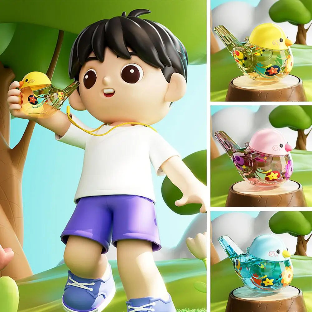 Colorful Bird Water Whistle Toy – Fun Gift for Kids