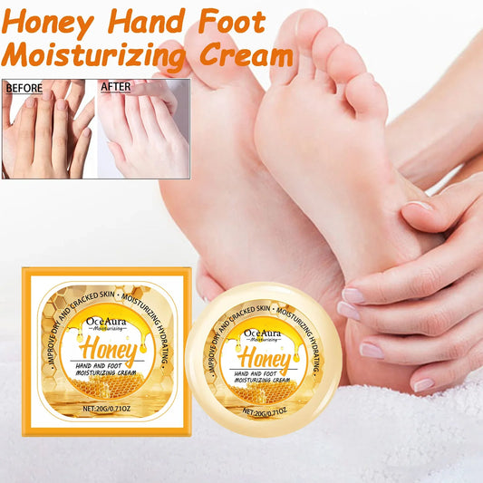 OceAura Honey Hand & Foot Cream – Moisturizing, 20g Hand & Foot Cream Oasis Select