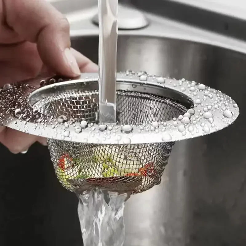 Kitchen Sink Strainer Stainless Steel Sink Funnel Anti Blocking Sink Dishwasher Basin Floor Drain Sewer Hair Strainer Peaceful Pleasures Health and Wellness