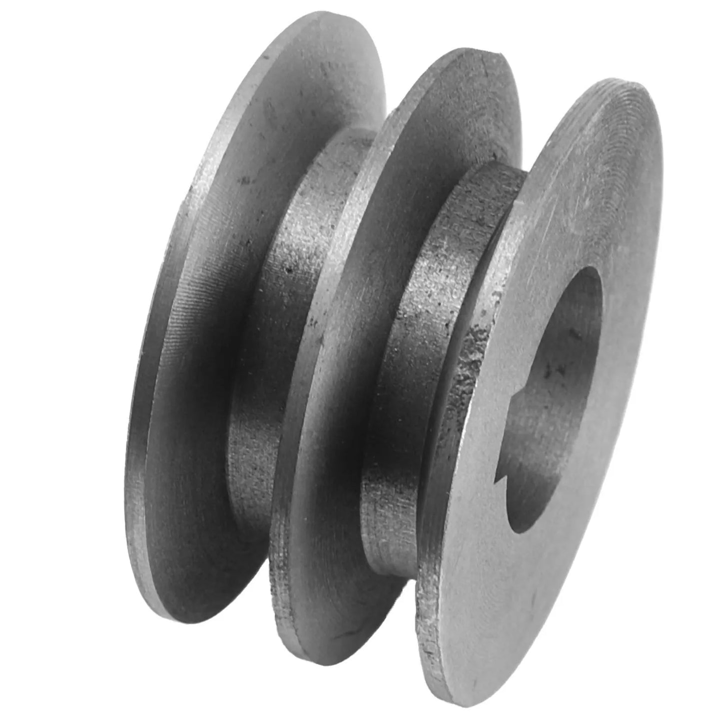 Cast Iron Double Groove A-Type V-Belt Pulley 50mm–100mm