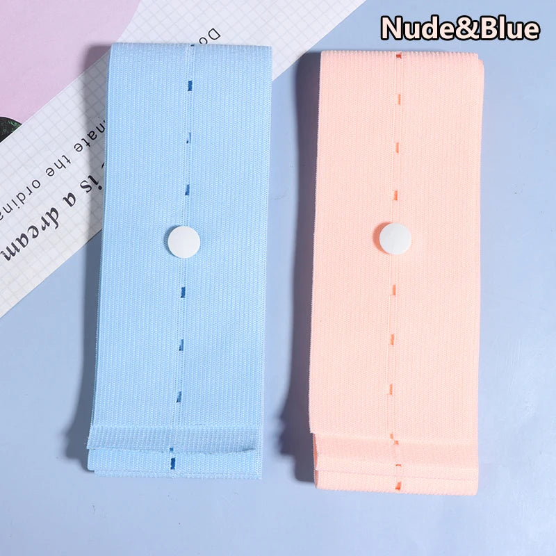 2pcs Heart Rate Monitor Maternity Belt Elastic Pregnancy Belly Band Professional Fetal Heart Monitoring Bandage For Women Peaceful Pleasures Health and Wellness Blue Nude